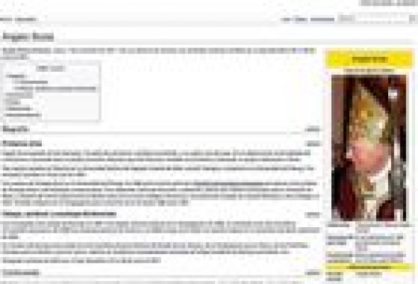 Angelo Scola, Papa sólo en Wikipedia y Twitter