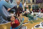 La corrupción, los recortes y el descontento social centran la crítica de las Fallas 2013