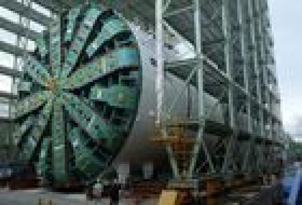 ACS traslada la mayor tuneladora del mundo desde Japón a EE UU