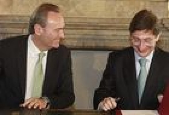 Fabra y Goirigolzarri firman un acuerdo para 450 becas formativas de cinco meses