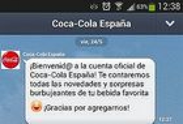 Coca-Cola abre la primera oficina en España en el servicio de mensajería Line
