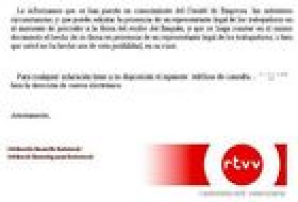 Los despidos en RTVV dejan bajo mínimos los departamentos técnico y de documentación y a Ràdio 9