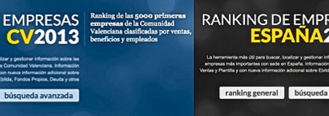 Las 5.000 primeras empresas de España y Comunidad Valenciana, los mejores rankings de la prensa española