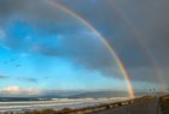¿Por qué el arco iris tiene forma de arco?