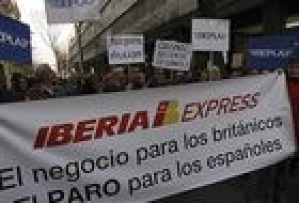 Desestimada la demanda de IAG contra el Sepla por los paros contra Iberia Express