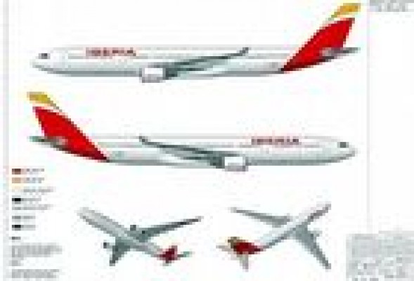 La futura imagen de los aviones de Iberia, cada vez más parecida a los de British Airways