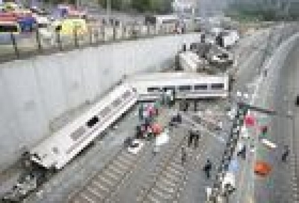 Se elevan a 80 los fallecidos en el accidente de Santiago de Compostela