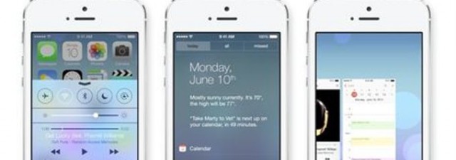 iOS 7 beta 6 llega por el aire