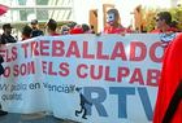 Trabajadores de RTVV acudirán a Trabajo para denunciar cotizaciones a la Seguridad Social por debajo de las legales