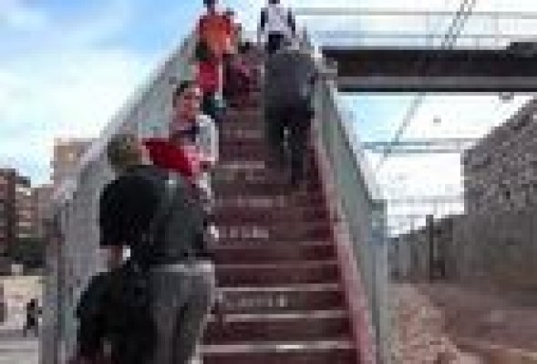 El Parque Central inicia las obras de adaptación de la pasarela Amparo Iturbi