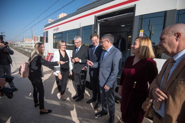El nuevo Cercanías entre Alicante y Villena multiplicará por 2,5 el número de viajeros