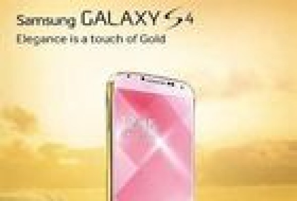 La fiebre del oro: Samsung presenta un Galaxy S4 dorado