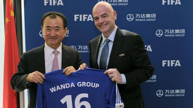 La FIFA cede al Grupo Wanda derechos de patrocinio que incluyen el Mundial 2030