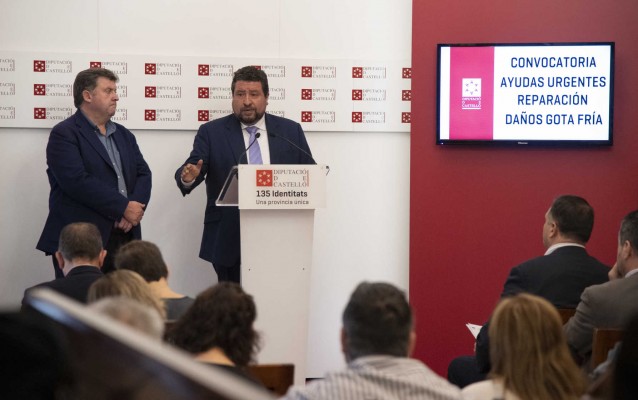 La Diputación de Castellón destinará más de 800.000 euros en ayudas por daños del temporal
