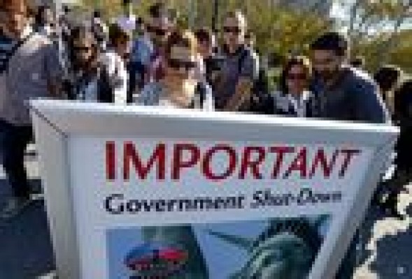 RESPONSABLES<br /><strong>Demócratas y republicanos se culpan del cierre del Gobierno</strong>