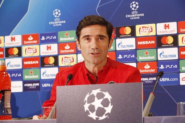 Marcelino cree que el Valencia es favorito para acabar segundo de grupo