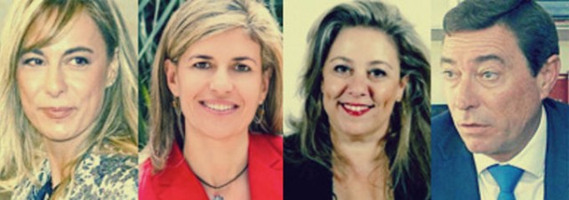 Dos diputados y una consellera miran de reojo la silla de Sonia Castedo