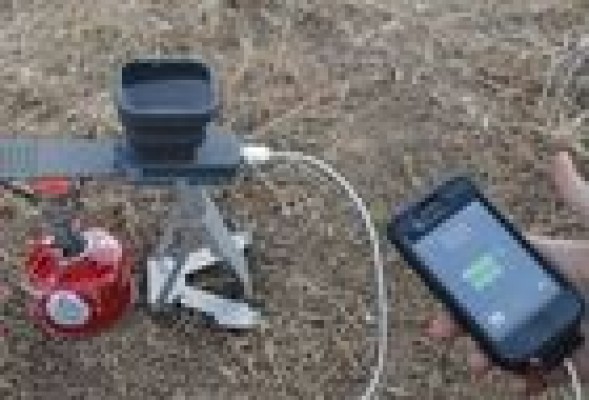 Flamestower, un cargador de móviles que funciona con fuego