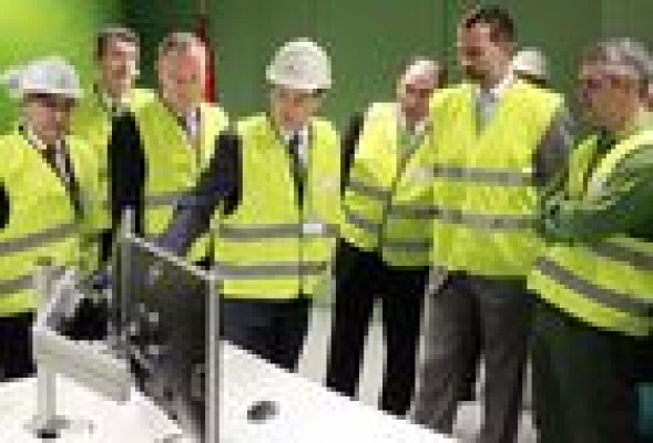 El Príncipe inaugura la central hidroeléctrica de bombeo La Muela II
