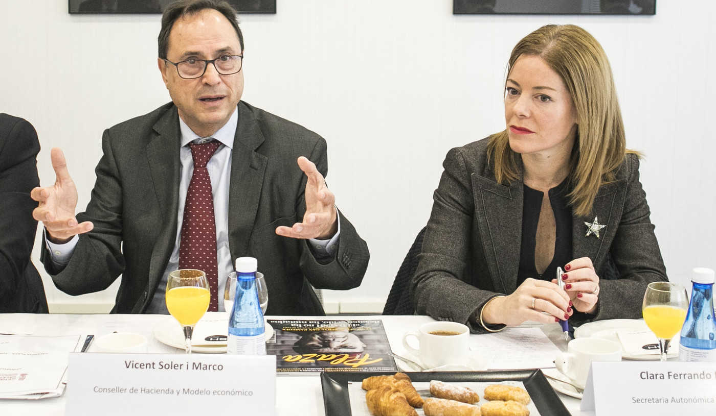 Vicent Soler y Clara Ferrando. Foto: EVA MÁÑEZ - 