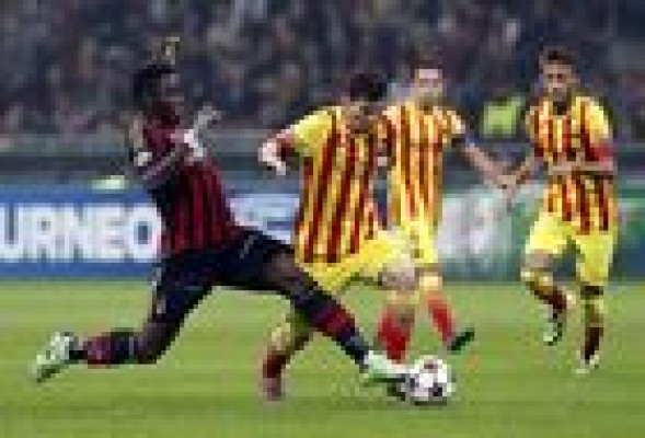 El Barça deja vivo al Milan