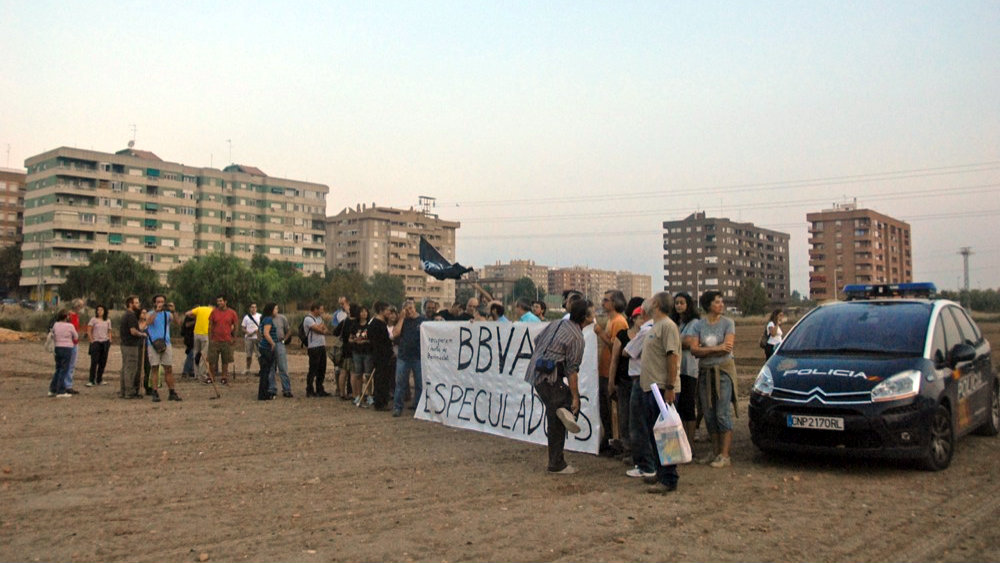 Manifestación contra el atasco del PAI Benimaclet Este que ahora reactiva Metrovacesa - 