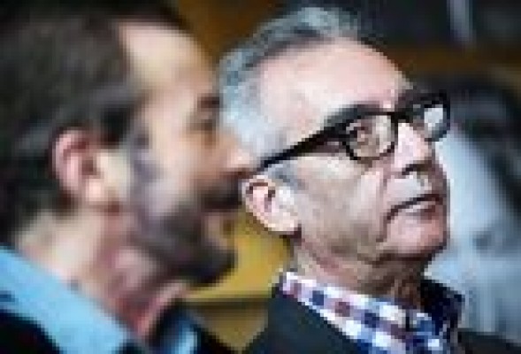 Juan Diego le presta la lengua a Juan José Millás en el Teatre Talia