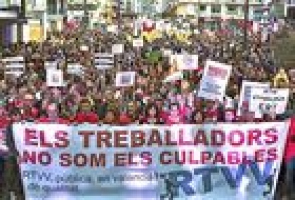 Los sindicatos ofrecen a Fabra la televisión más barata de España