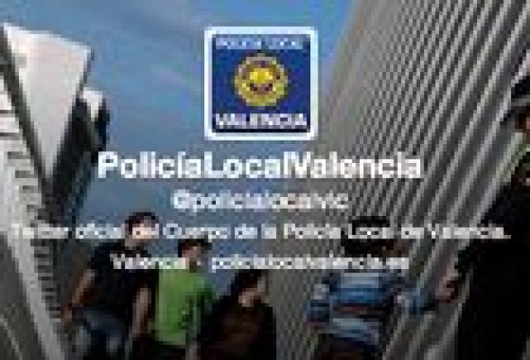 La policía local de Valencia ya tiene cuenta en Twitter