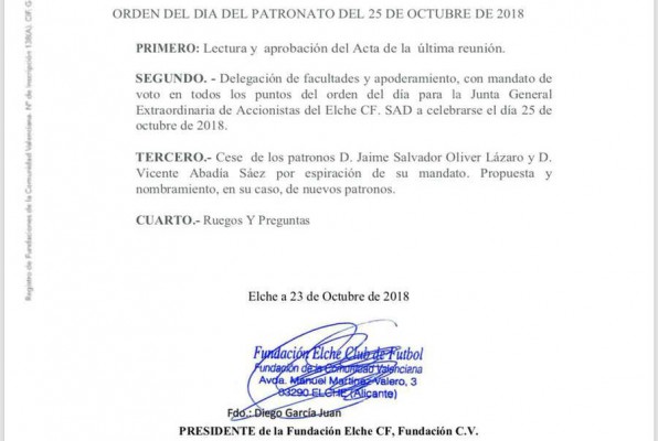 La Fundación del Elche, entre la espada y la pared