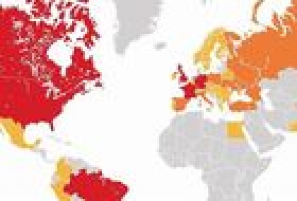 Así se reparten los desarrolladores de Facebook por el mundo