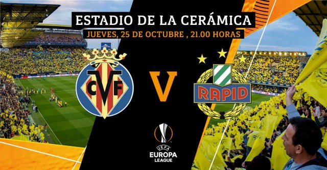Villarreal y Rapid se juegan tres puntos clave en un grupo muy nivelado
