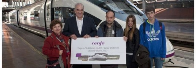 Renfe hace historia: alcanza los 25 millones de viajeros en un solo año