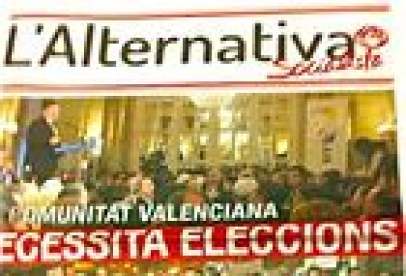 El PSPV lanza 50.000 ejemplares de un periódico propio pidiendo elecciones anticipadas