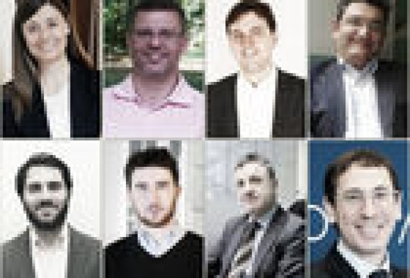 Dos ingenieros, cuatro financieros, un informático y un arquitecto, los padrinos de los emprendedores 