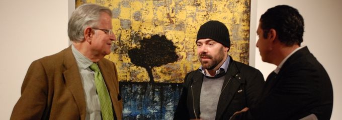 Resina y pigmentos naturales en la muestra 'Paisaje' de Jordi Forniés en el Centro del Carmen