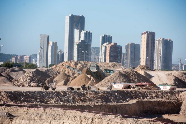 El centro comercial de Benidorm prevé su apertura para 2020 a pesar de los problemas con el suelo