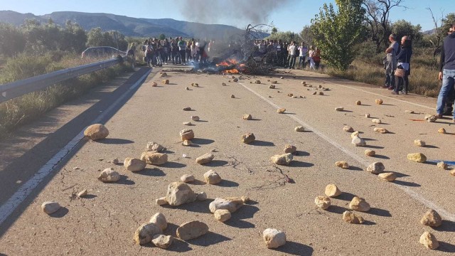 Masivo seguimiento a la huelga de funcionarios en las prisiones de Castellón y Albocàsser