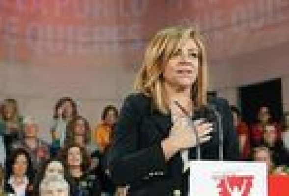 Elena Valenciano encabezará la lista del PSOE en las europeas