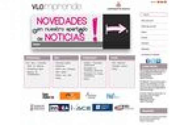 El portal 'Valencia Emprende', en inglés