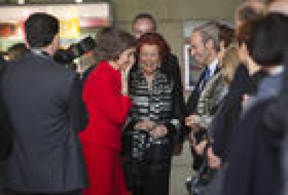 El 'viejo IVAM' sedujo a la Reina Sofia 25 años después