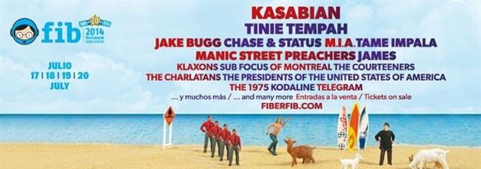 Todo al 'british': Kasabian, Manic Street Preachers, James o M.I.A., primeras confirmaciones del FIB