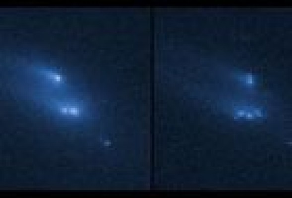 <strong>Hubble</strong> capta por 1ª vez <br />la misteriosa desintegración de un asteroide