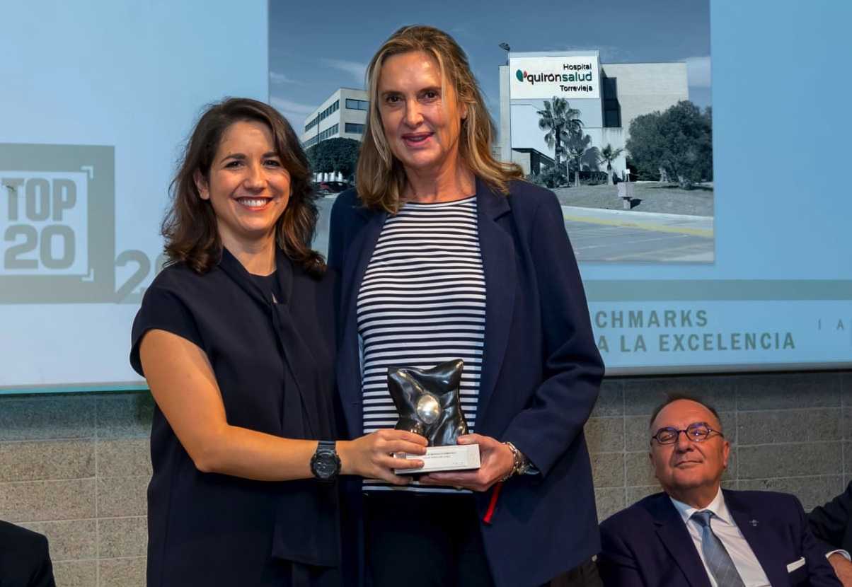 Los hospitales Quirónsalud de Valencia y de Torrevieja, galardonados con los premios Top-20