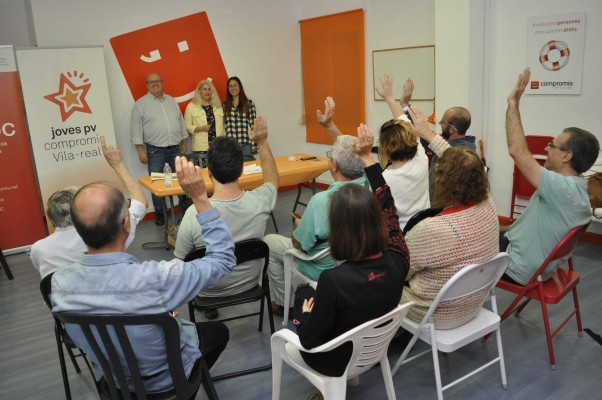 Compromís Vila-real completa la lista electoral con cuatro nombres muy vinculados al asociacionismo