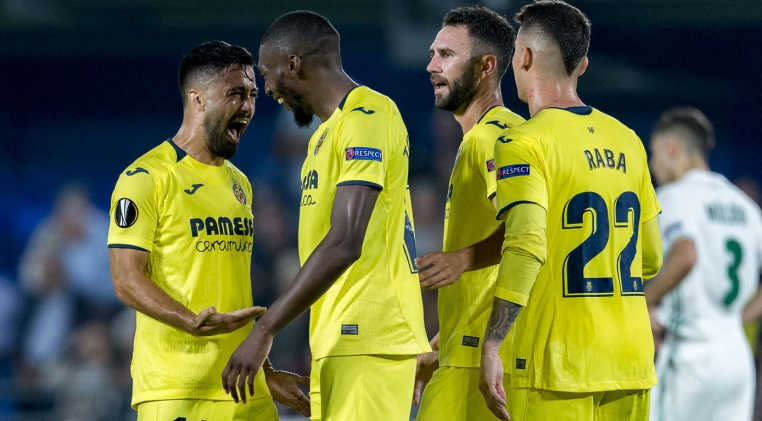 El Villarreal se da un festín ante un endeble Rapid de Viena y logra su primer triunfo como local