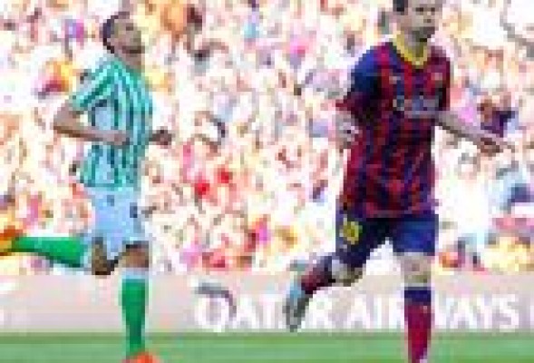 Liga BBVA: El Barça logra un triunfo sin brillo ante el Betis