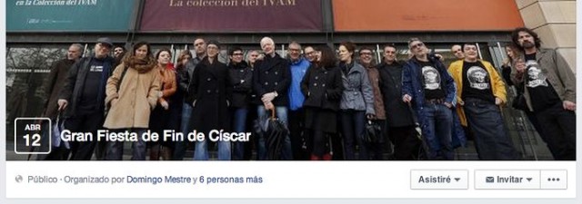 Artistas, galeristas y críticos de arte organizan la ‘Gran Fiesta de Fin de Císcar'