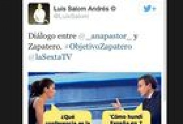 Twitter bloquea la cuenta de Luis Salom (PP) tras una discusión con la periodista Ana Pastor