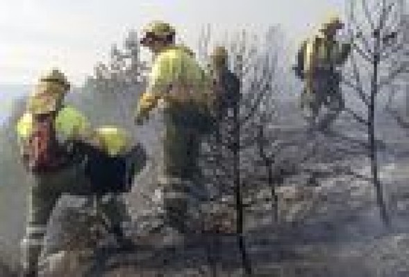 Extinguido el incendio forestal de Segorbe, que ha calcinado 1,8 hectáreas